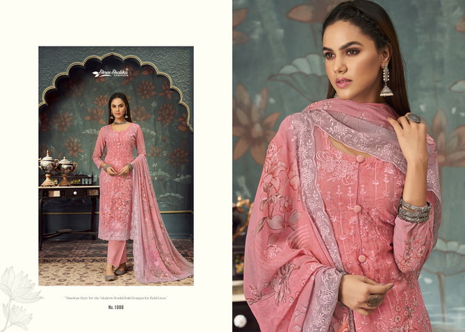 Shree Shalika Vol 108 Embroidery Printed Georgette Suits Wholesale Online
